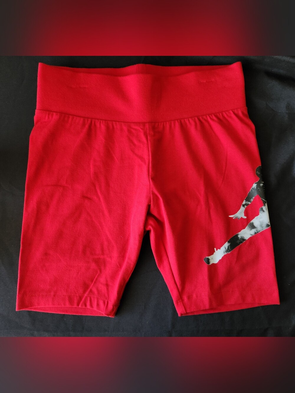 Girls' Big Kids' Red Jordan Bike Shorts